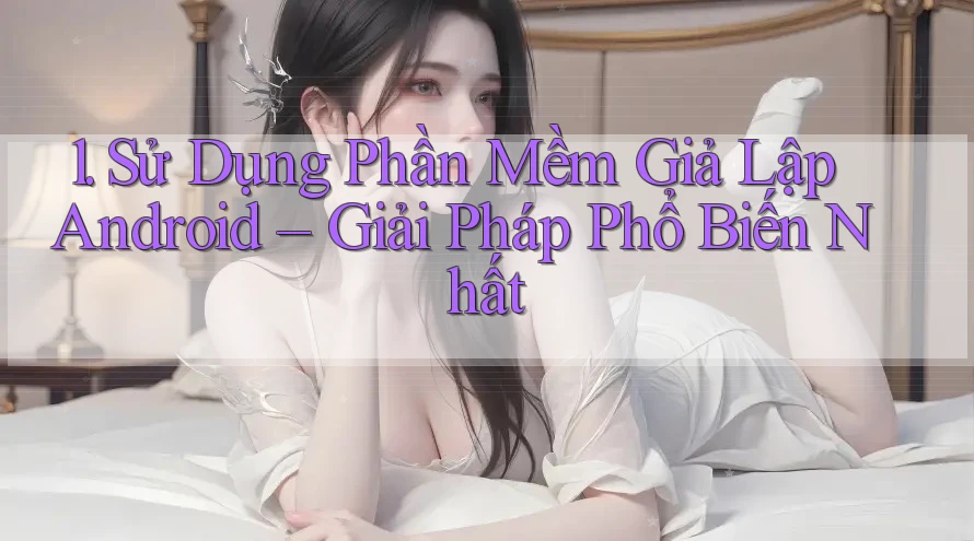 1. Sử Dụng Phần Mềm Giả Lập Android – Giải Pháp Phổ Biến Nhất 1. Sử Dụng Phần Mềm Giả Lập Android – Giải Pháp Phổ Biến Nhất