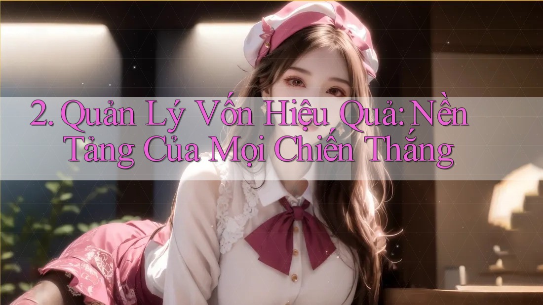 2. Quản Lý Vốn Hiệu Quả: Nền Tảng Của Mọi Chiến Thắng 2. Quản Lý Vốn Hiệu Quả: Nền Tảng Của Mọi Chiến Thắng
