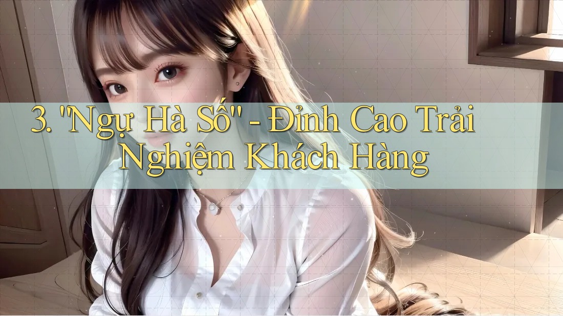3. “Ngự Hà Số” - Đỉnh Cao Trải Nghiệm Khách Hàng 3. “Ngự Hà Số” - Đỉnh Cao Trải Nghiệm Khách Hàng