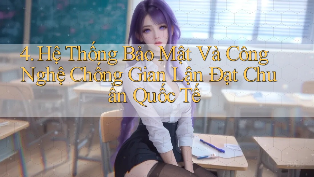 4. Hệ Thống Bảo Mật Và Công Nghệ Chống Gian Lận Đạt Chuẩn Quốc Tế 4. Hệ Thống Bảo Mật Và Công Nghệ Chống Gian Lận Đạt Chuẩn Quốc Tế