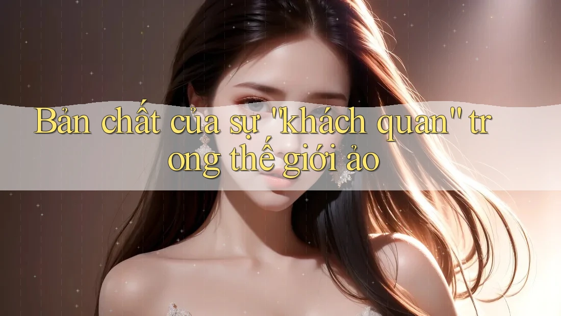 Bản chất của sự “khách quan” trong thế giới ảo Bản chất của sự “khách quan” trong thế giới ảo