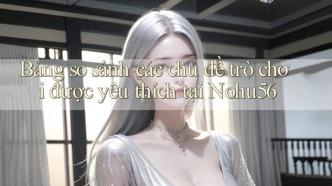 Bảng so sánh các chủ đề trò chơi được yêu thích tại Nohu56