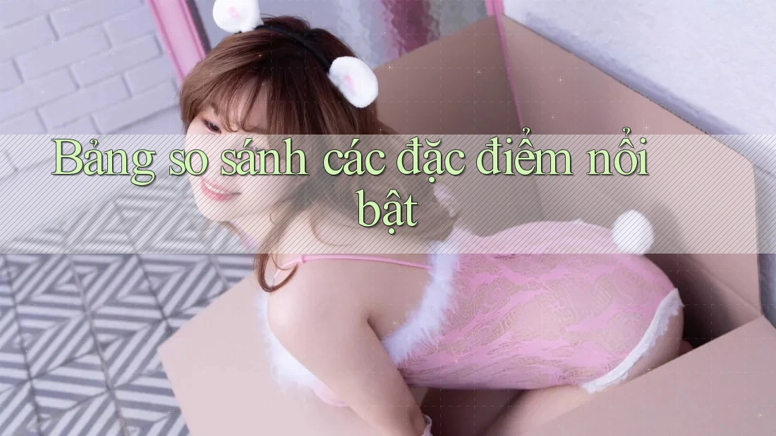 Bảng so sánh các đặc điểm nổi bật Bảng so sánh các đặc điểm nổi bật