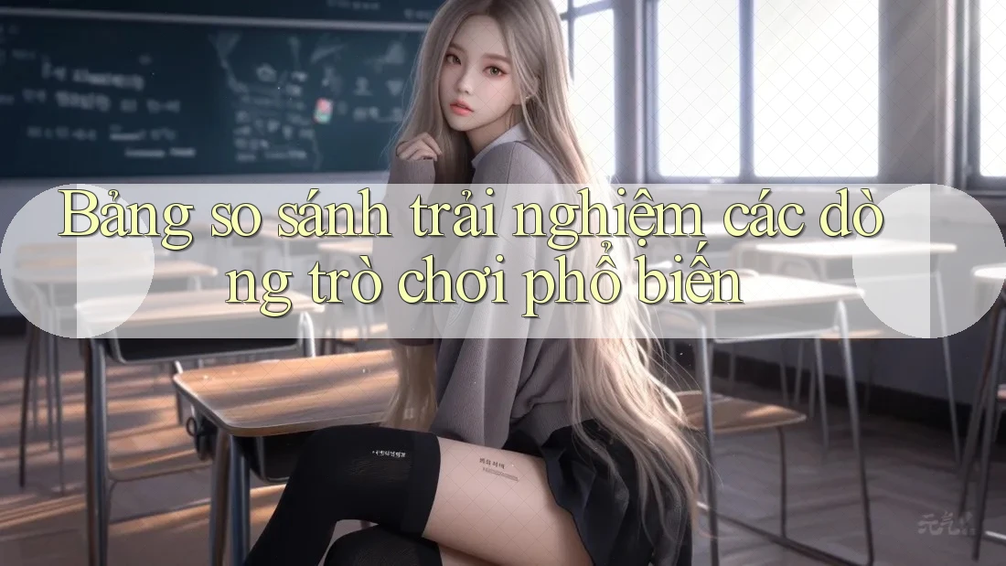 Bảng so sánh trải nghiệm các dòng trò chơi phổ biến Bảng so sánh trải nghiệm các dòng trò chơi phổ biến