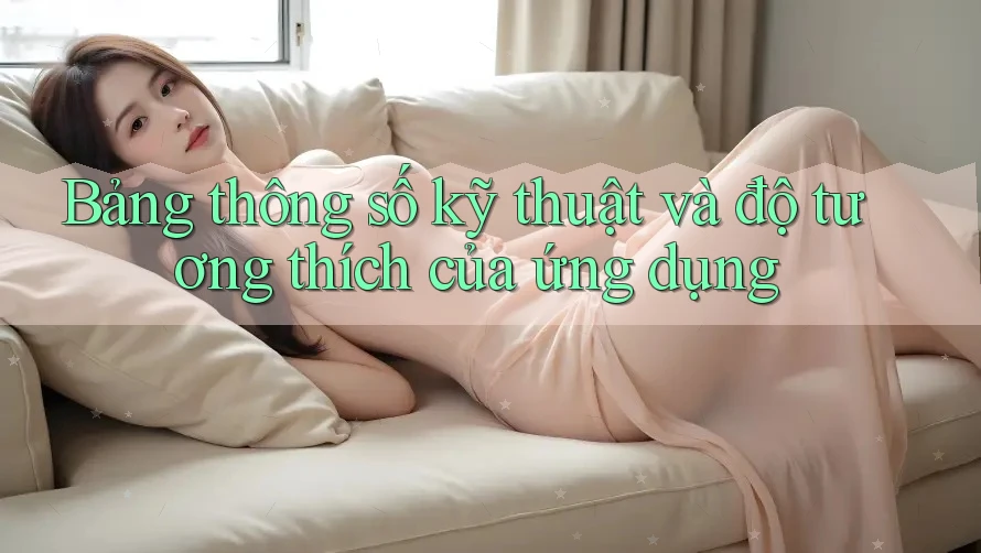 Bảng thông số kỹ thuật và độ tương thích của ứng dụng Bảng thông số kỹ thuật và độ tương thích của ứng dụng