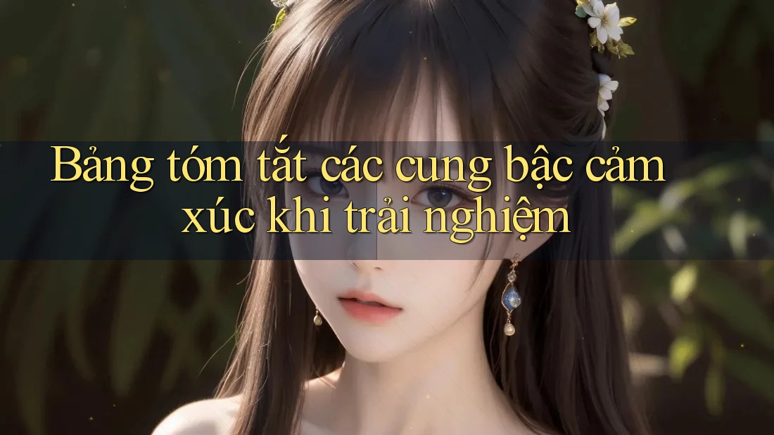 Bảng tóm tắt các cung bậc cảm xúc khi trải nghiệm Bảng tóm tắt các cung bậc cảm xúc khi trải nghiệm