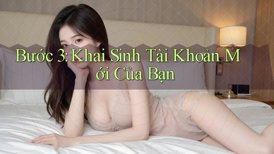 Bước 3: Khai Sinh Tài Khoản Mới Của Bạn Bước 3: Khai Sinh Tài Khoản Mới Của Bạn