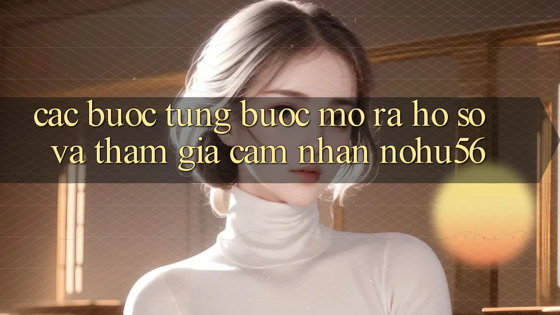 Các bước Từng Bước Mở ra hồ sơ Và Tham Gia Cảm nhận nohu56 Các bước Từng Bước Mở ra hồ sơ Và Tham Gia Cảm nhận nohu56