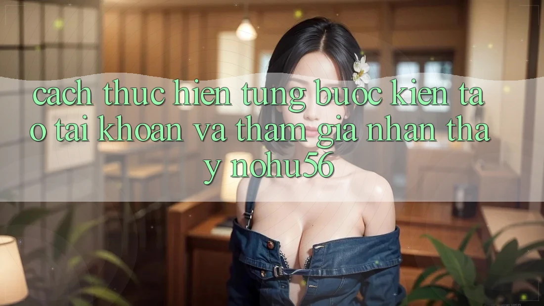 Cách thực hiện Từng Bước Kiến tạo tài khoản Và Tham Gia Nhận thấy nohu56
