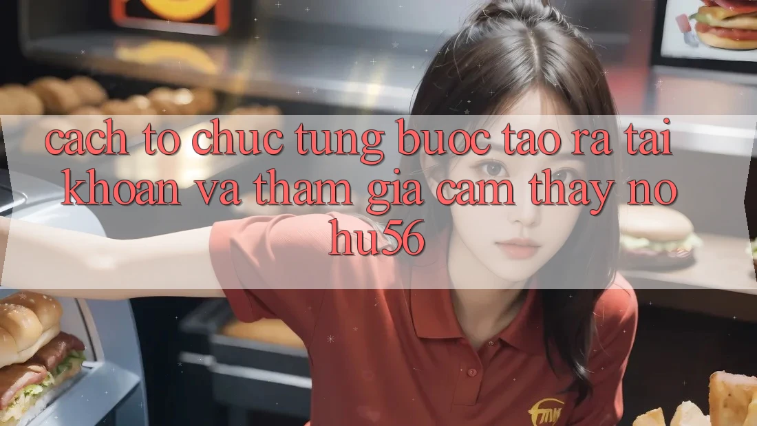 Cách tổ chức Từng Bước Tạo ra tài khoản Và Tham Gia Cảm thấy nohu56
