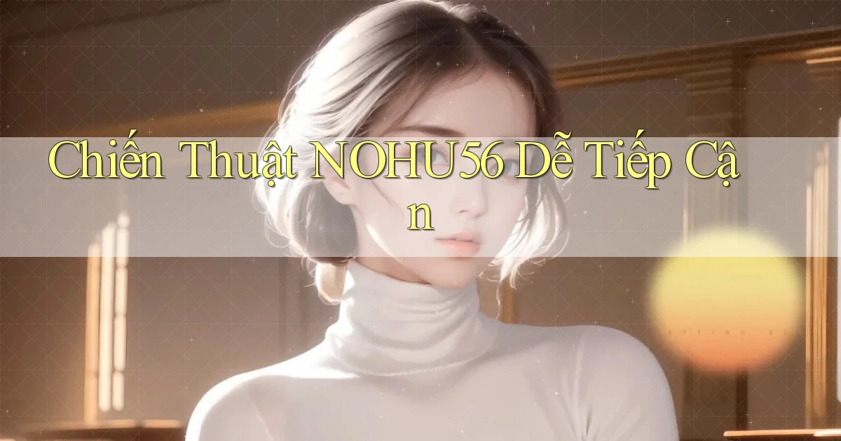 chiến thuật nohu56 dễ tiếp cận