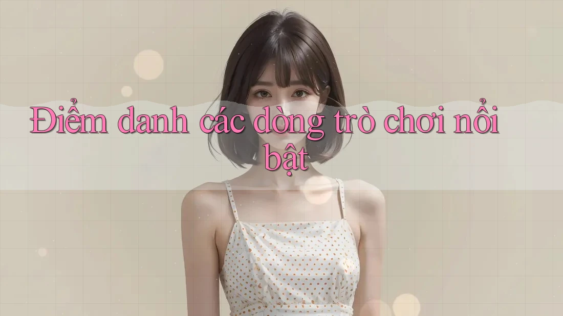 Điểm danh các dòng trò chơi nổi bật Điểm danh các dòng trò chơi nổi bật