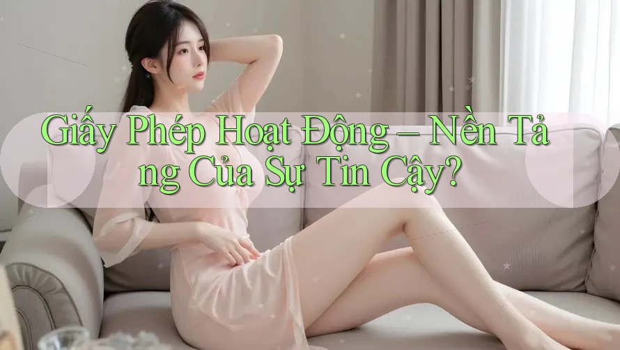 Giấy Phép Hoạt Động – Nền Tảng Của Sự Tin Cậy? Giấy Phép Hoạt Động – Nền Tảng Của Sự Tin Cậy?