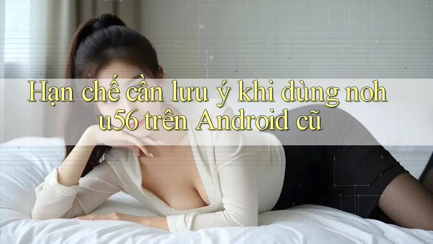 Hạn chế cần lưu ý khi dùng nohu56 trên Android cũ