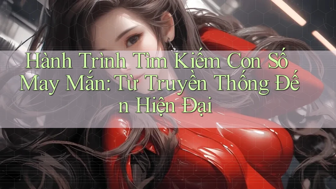 Hành Trình Tìm Kiếm Con Số May Mắn: Từ Truyền Thống Đến Hiện Đại Hành Trình Tìm Kiếm Con Số May Mắn: Từ Truyền Thống Đến Hiện Đại
