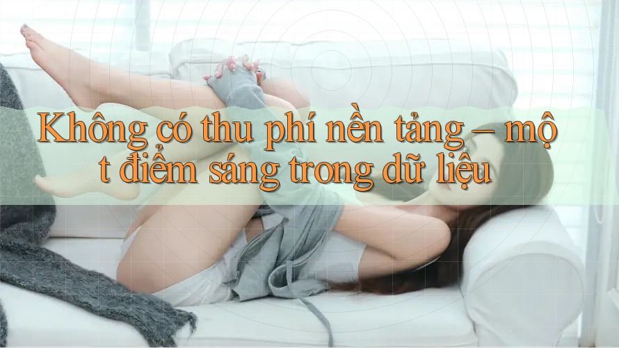 Không có thu phí nền tảng – một điểm sáng trong dữ liệu Không có thu phí nền tảng – một điểm sáng trong dữ liệu