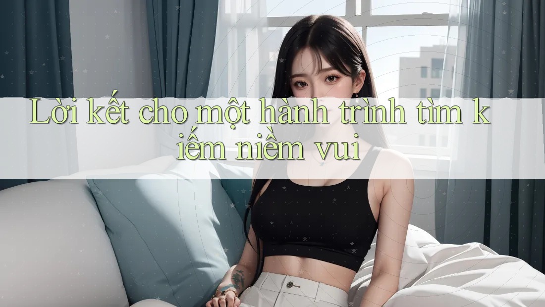 Lời kết cho một hành trình tìm kiếm niềm vui Lời kết cho một hành trình tìm kiếm niềm vui