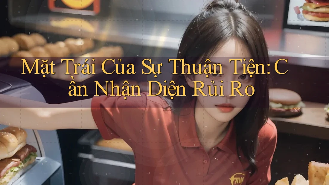 Mặt Trái Của Sự Thuận Tiện: Cần Nhận Diện Rủi Ro Mặt Trái Của Sự Thuận Tiện: Cần Nhận Diện Rủi Ro