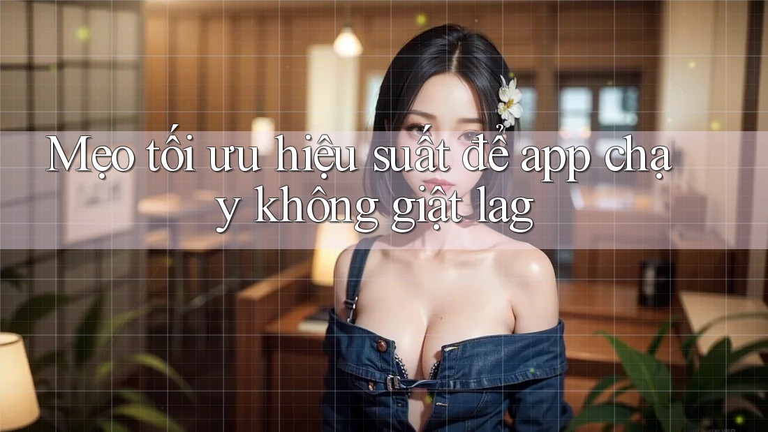 Mẹo tối ưu hiệu suất để app chạy không giật lag