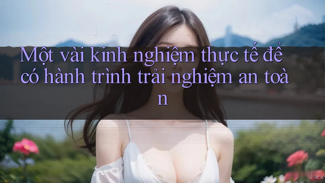 Một vài kinh nghiệm thực tế để có hành trình trải nghiệm an toàn