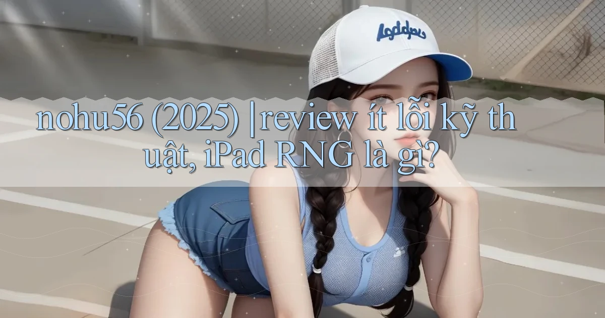 nohu56 (2025) review ít lỗi kỹ thuật, iPad RNG là gì