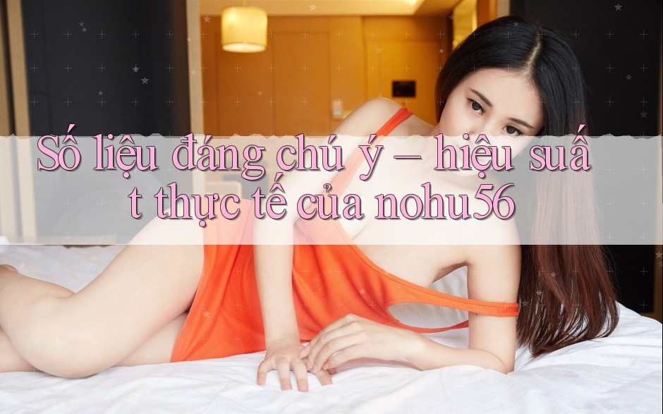 Số liệu đáng chú ý – hiệu suất thực tế của nohu56 Số liệu đáng chú ý – hiệu suất thực tế của nohu56