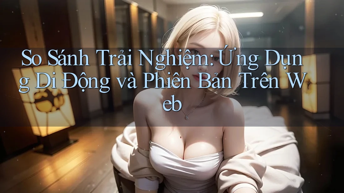So Sánh Trải Nghiệm: Ứng Dụng Di Động và Phiên Bản Trên Web So Sánh Trải Nghiệm: Ứng Dụng Di Động và Phiên Bản Trên Web