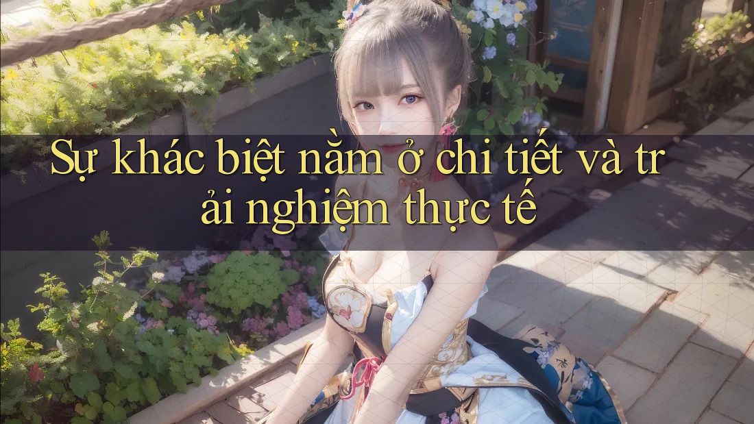Sự khác biệt nằm ở chi tiết và trải nghiệm thực tế Sự khác biệt nằm ở chi tiết và trải nghiệm thực tế