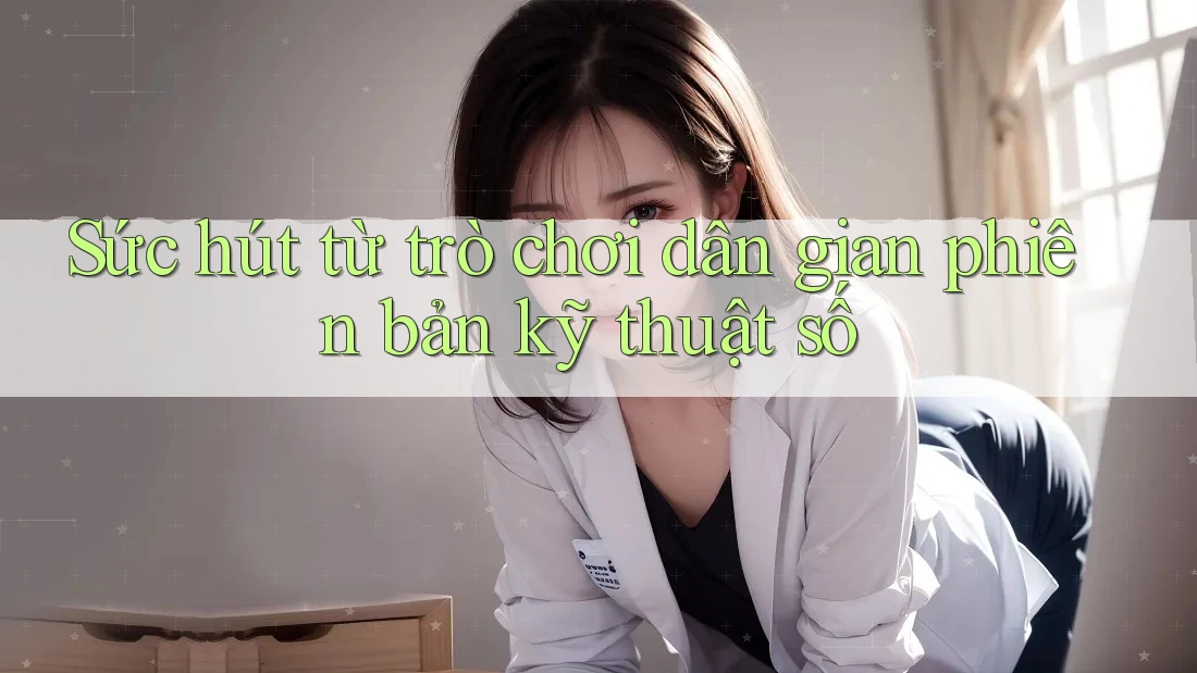 Sức hút từ trò chơi dân gian phiên bản kỹ thuật số Sức hút từ trò chơi dân gian phiên bản kỹ thuật số