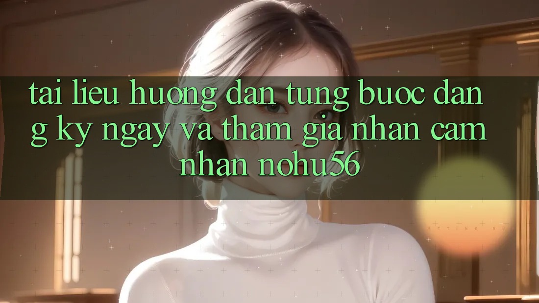 Tài liệu hướng dẫn Từng Bước Đăng ký ngay Và Tham Gia Nhận cảm nhận nohu56 Tài liệu hướng dẫn Từng Bước Đăng ký ngay Và Tham Gia Nhận cảm nhận nohu56