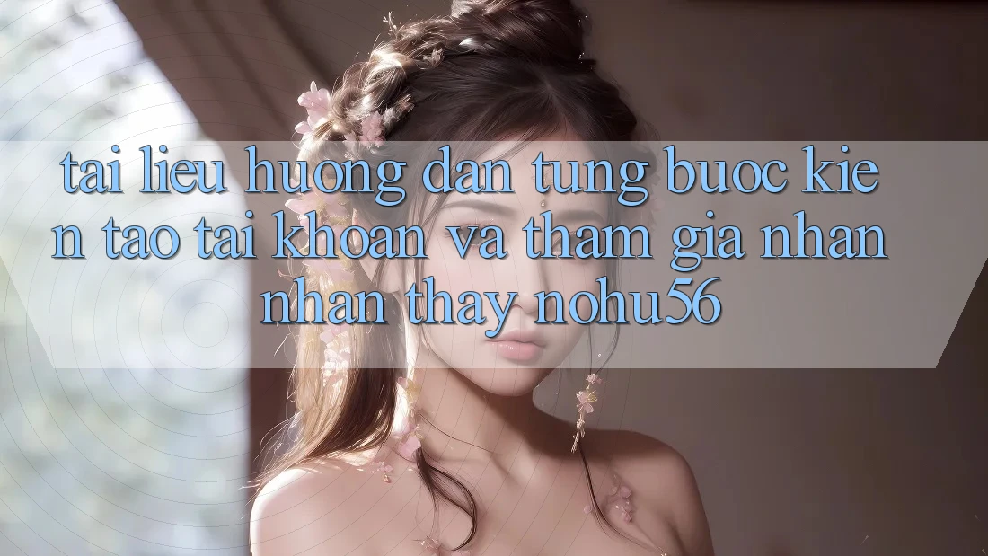 Tài liệu hướng dẫn Từng Bước Kiến tạo tài khoản Và Tham Gia Nhận nhận thấy nohu56 Tài liệu hướng dẫn Từng Bước Kiến tạo tài khoản Và Tham Gia Nhận nhận thấy nohu56