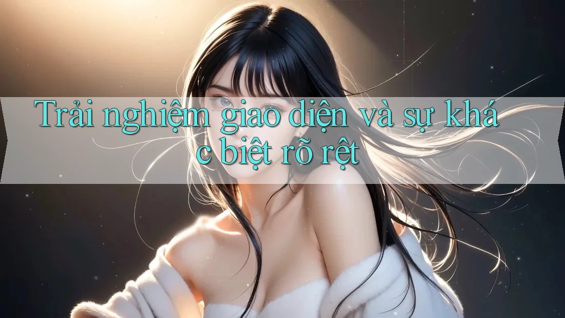 Trải nghiệm giao diện và sự khác biệt rõ rệt Trải nghiệm giao diện và sự khác biệt rõ rệt