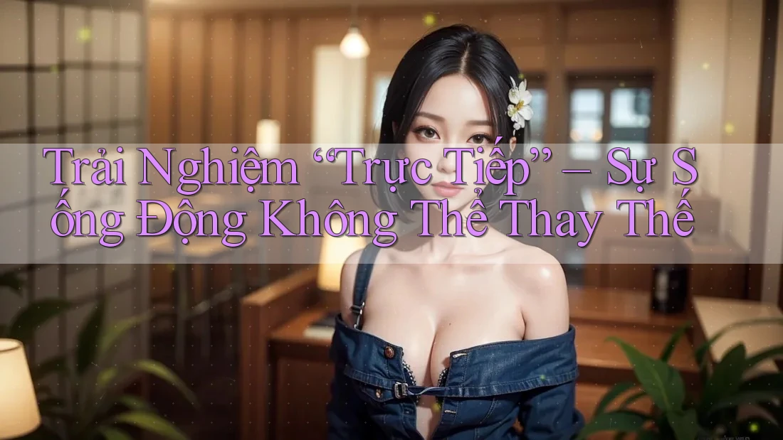 Trải Nghiệm “Trực Tiếp” – Sự Sống Động Không Thể Thay Thế Trải Nghiệm “Trực Tiếp” – Sự Sống Động Không Thể Thay Thế