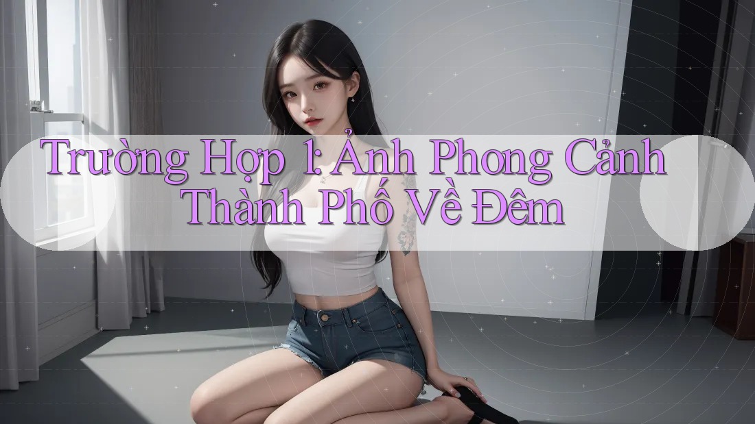 Trường Hợp 1: Ảnh Phong Cảnh Thành Phố Về Đêm Trường Hợp 1: Ảnh Phong Cảnh Thành Phố Về Đêm