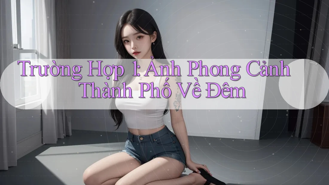 Trường Hợp 1: Ảnh Phong Cảnh Thành Phố Về Đêm Trường Hợp 1: Ảnh Phong Cảnh Thành Phố Về Đêm